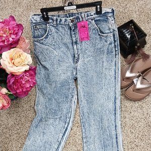 2824 Vintage 36/30 Stone Washed 100% Cotton Denim Jeans